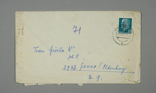 Umschlag, von Greifswald nach Jever/ Friesland, Deutsch-deutscher Briefwechsel, 1971